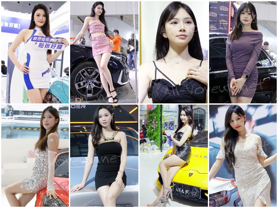【2025深圳改装车展】极品网红名模丝袜长腿大比拼540V