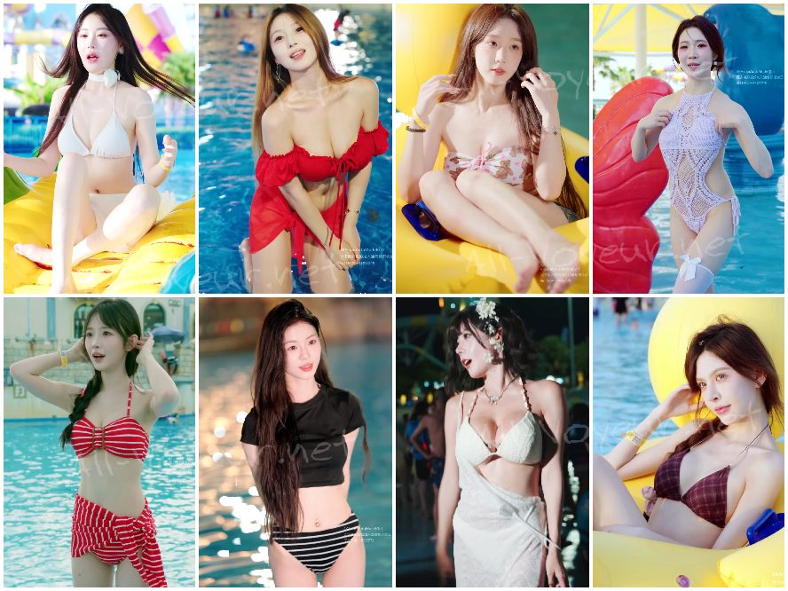 【阿拉的海水乐园】2025年比基尼泳装都是极品网红美女[1080P高清版35V]