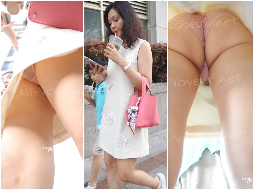 (BC-SSS-080)抄底汉堡店小姐姐..粉色制服配黑裙很有气质