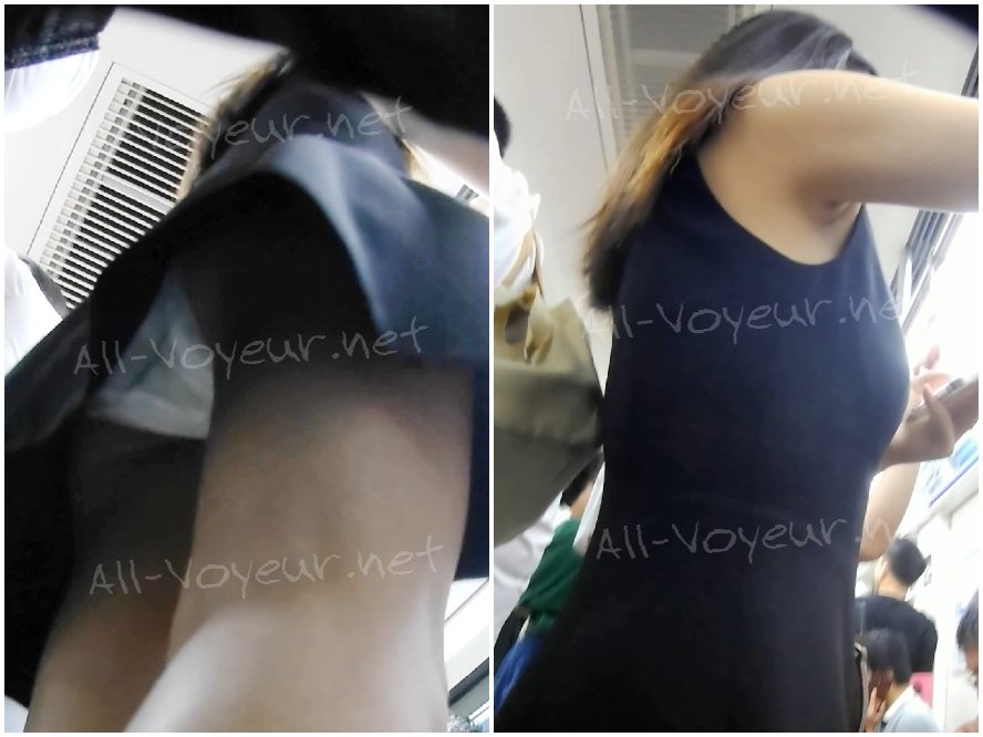 『D D』-153-小腿纹身,白连衣裙少妇,透明黄内黑森林