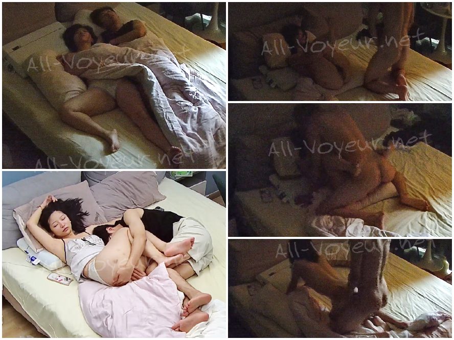 隠しカメラ映像：太り気味の男性とそのガールフレンドがホテルで愛し合っている。