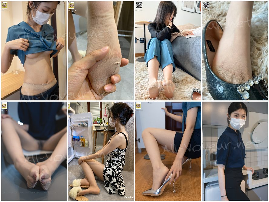 ISS骨感颜值大学生【美晗】透视系列私拍8套