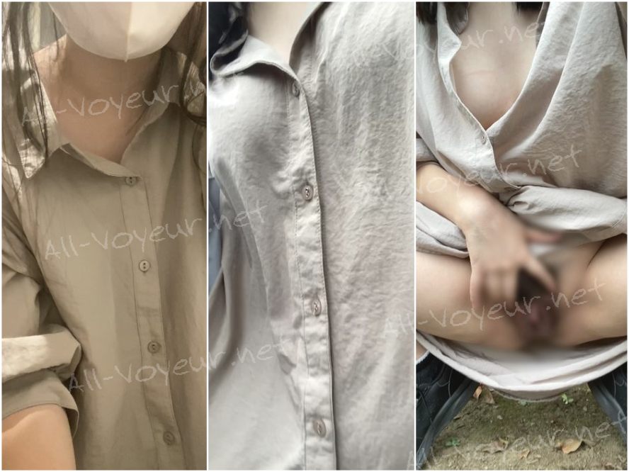 【野外オナニー】下着を脱いでお散歩しました