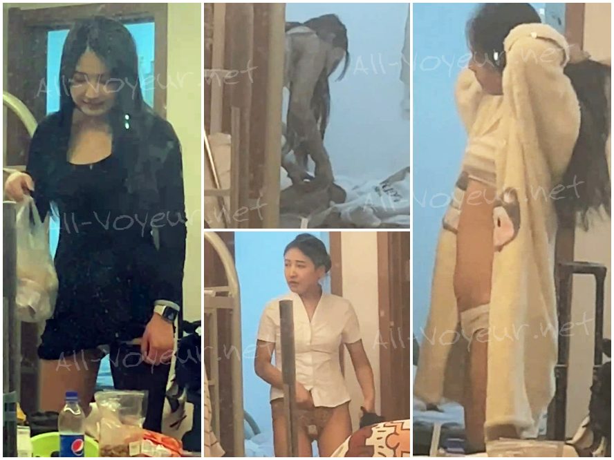 重磅【空姐】窗外偷拍多位空姐宿舍日常洗澡换衣服82V