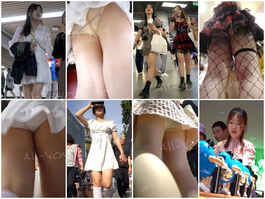 ワルツ2023 ストリートシュートCD完全版コレクション❤️ 様々な美女の下着、太もも、お尻のクローズアップショット