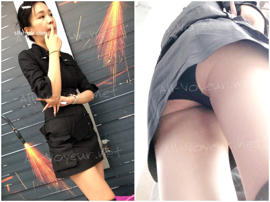 【mccd】⭐ 35黑内黑丝小美女发现镜头依旧被CD