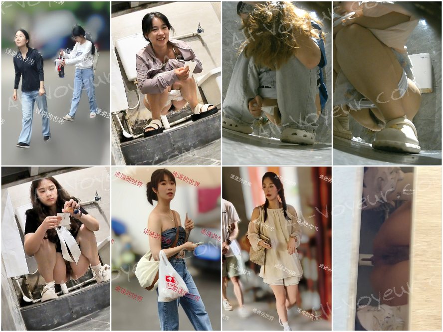 【高画質トイレ写真】有料集合写真が新たに流出：18人の美女を不意打ちで撮影した前景・背景画像