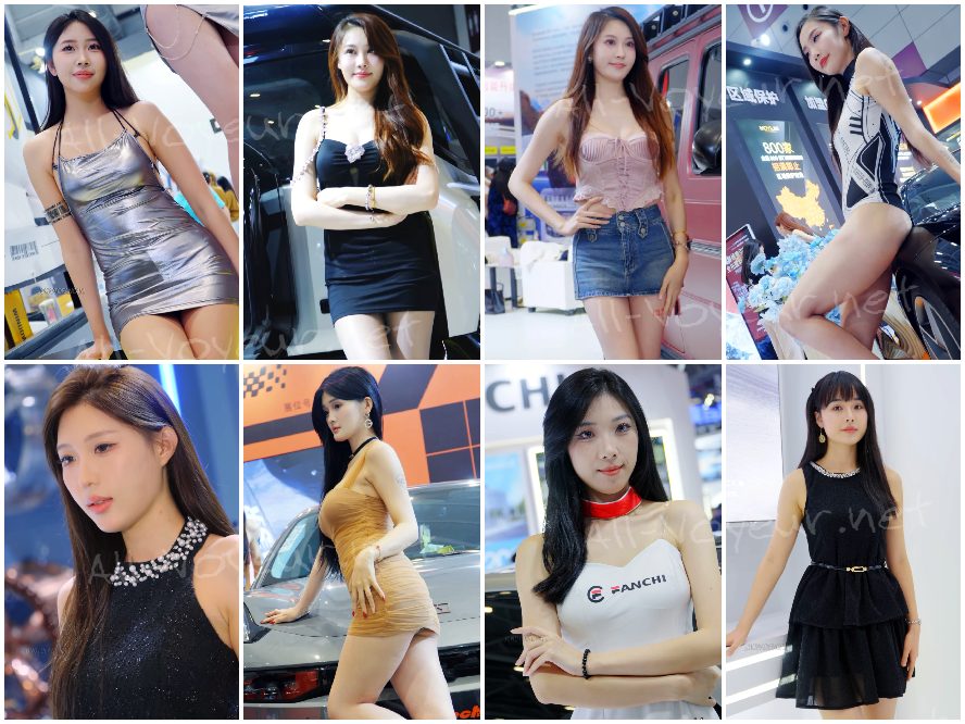 ネットの人気モデルたちのストッキング姿の長い脚の比較