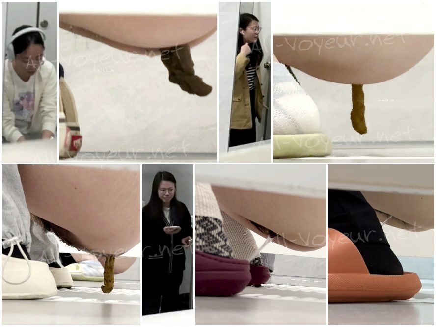 著者は会社の女性用トイレに忍び込み、経験の浅い若い女性たちを密かに撮影した。