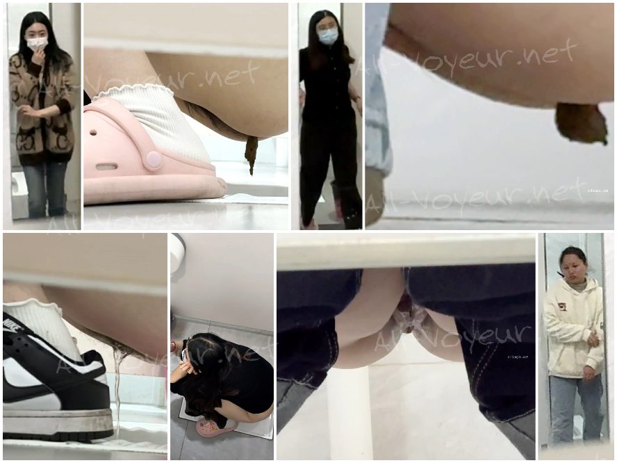 著者は会社の女性用トイレに忍び込み、経験の浅い若い女性たちを密かに撮影した。