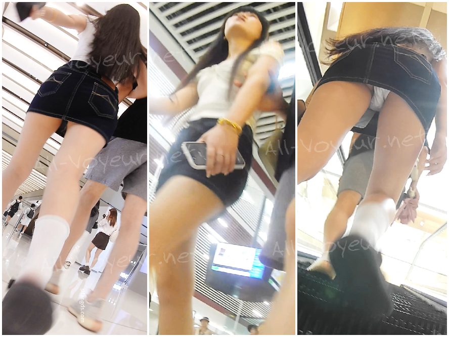 185cm - ピンクのふわふわサングラス、プリーツスカート、黒のレーストリムのランジェリー