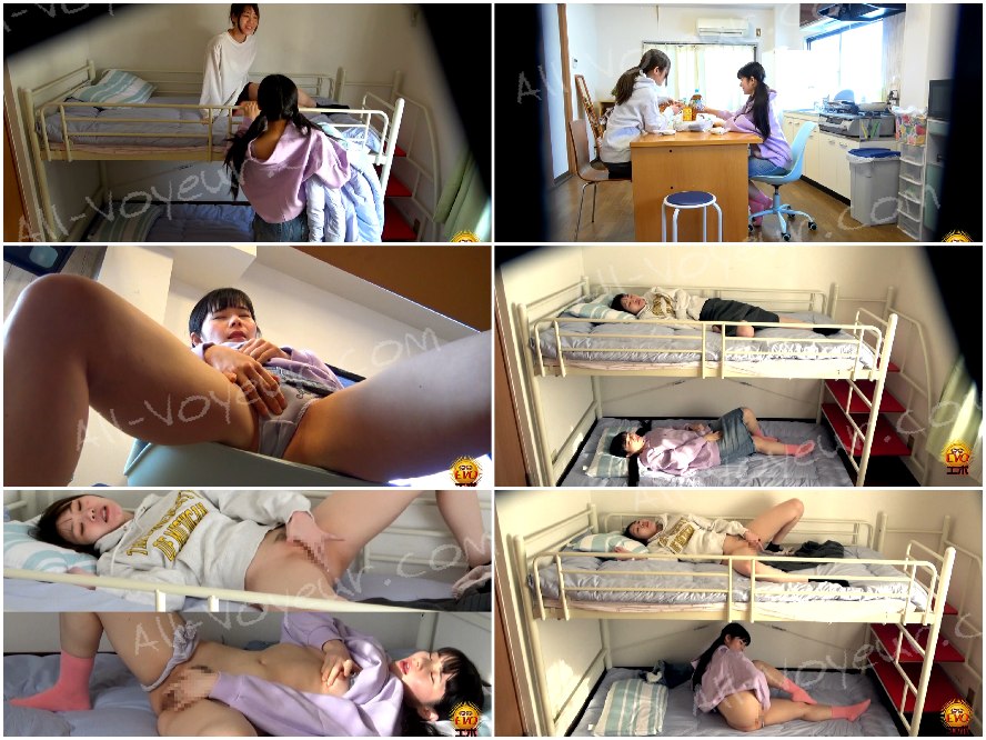 覗撮 とある女子寮の秘密オナニー3 先輩の喘ぐ声…狭い空間でクリ広げられる少女達の隠密性事情 パート1