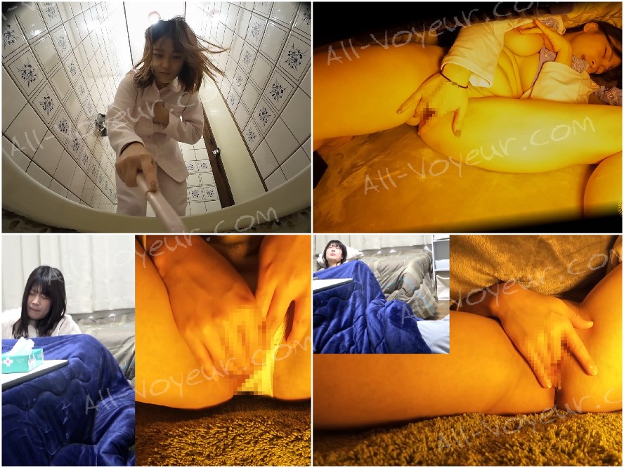 ～外は平静・中は熱情～隠撮こたつオナニー パート1