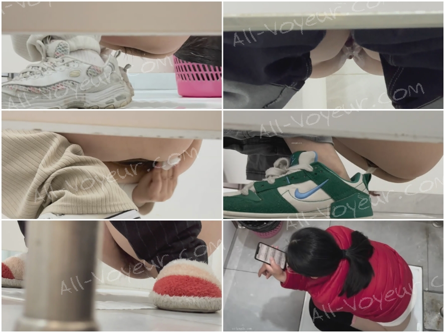 10月に新たに流出した写真には、仕事の休憩中に会社の女性用トイレで女性同僚が排尿や排便をしている様子を、名カメラマンが密かに撮影している様子が写っている。