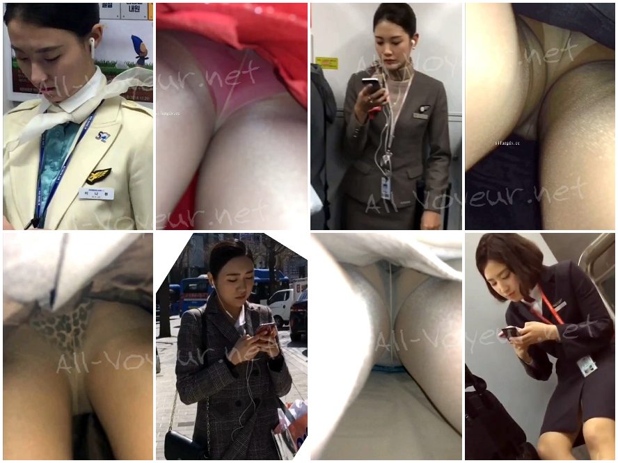 最高品質のバーゲン品、客室乗務員、ショッピングモールのノーパンで大きなお尻の夜市の美女たち。