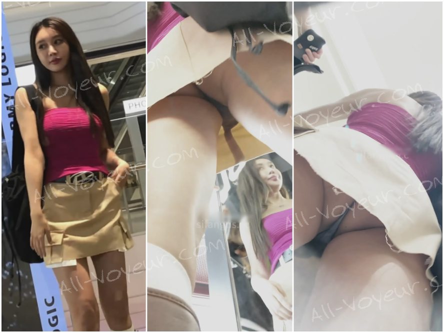 ショッピングモールでのマスタースナップ❤️ 驚くほど美しい女性で、大きな胸とセクシーな顔、突き出したお尻が落ち着きません。