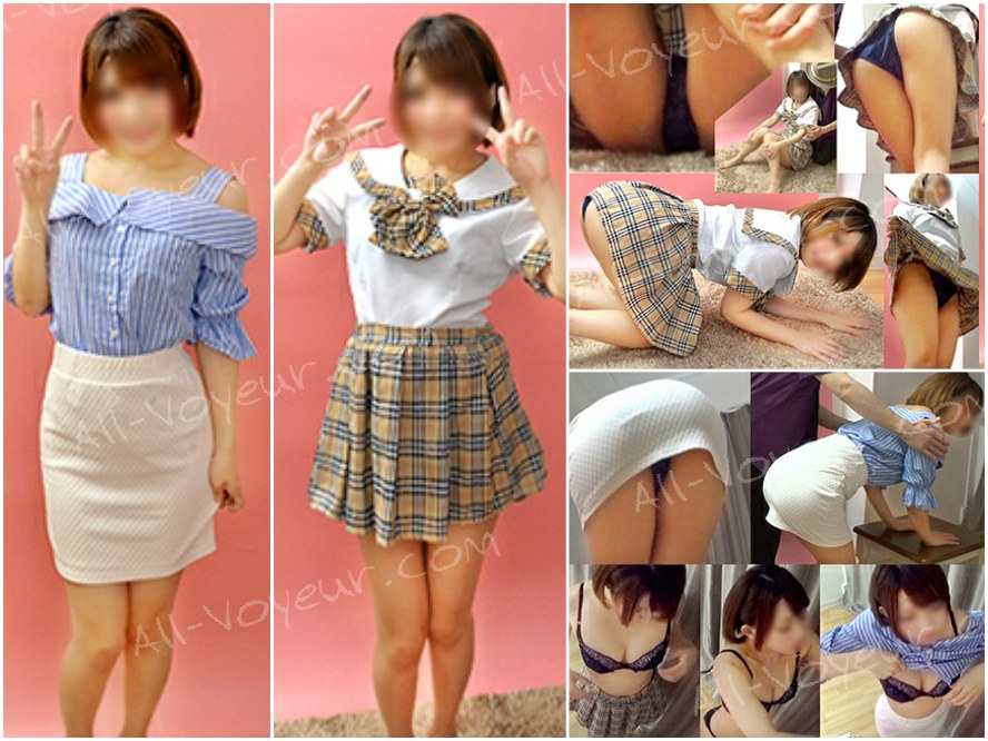 【再販】素人パンチラ in 個人撮影会 vol.008 アキバ系制服モデル まりあちゃん