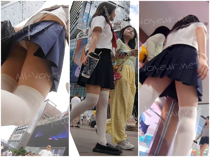 204 - ピンクのロリータドレス、女子高生スタイル、白いぴったりした下着