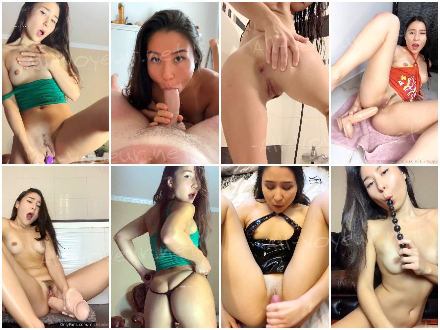 アジアのフィットネスベイビー[Mianoppv]大きなペニスの5本の指が肛門に挿入され、恍惚とした表情