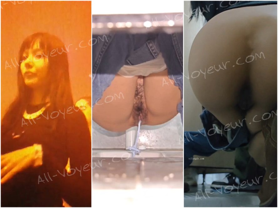 ✅【最高級トイレショット】バーのトイレでバイブレーターを使ってオーラルセックスをしているカップルがカメラに捉えられました。