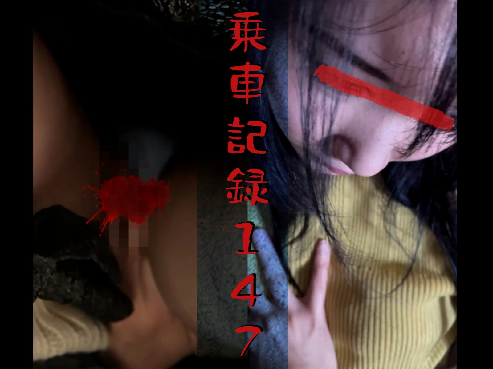 [乗車記録147]幸薄顔の女に濃厚接触...電車の中で性教育完了。