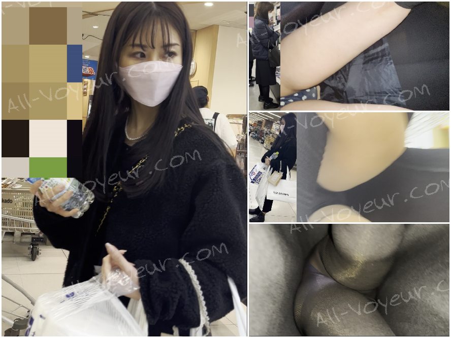 【逆さ撮り3人収録】仕事帰りのお姉さん達を狙い撃ち 生パン・スト越し・重ね目白押し※2カメ撮影