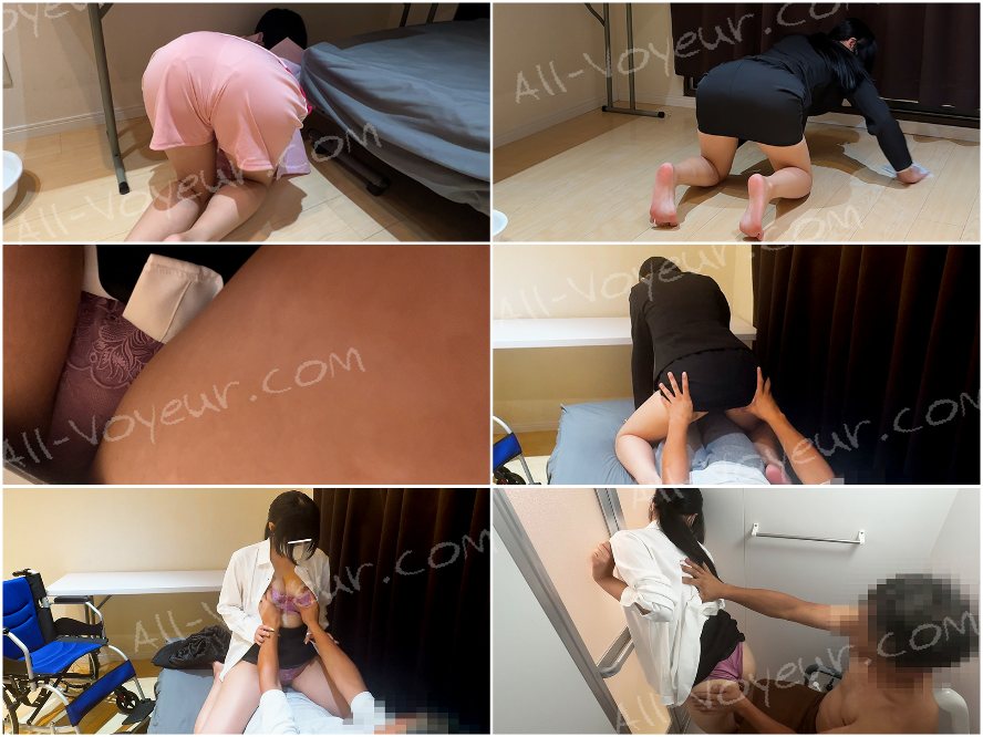 リクルートスーツ介護研修生　気弱な就活生のタイトスカート逆さ撮り＆捲り上げセクハラし放題