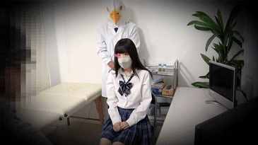 禁断のJK乳首舐め。年齢差50の老人医師が青チェ黒髪ロングの小柄女性を胸舐めセクハラ診療【素人/チカン/セクハラ/診察㊲】