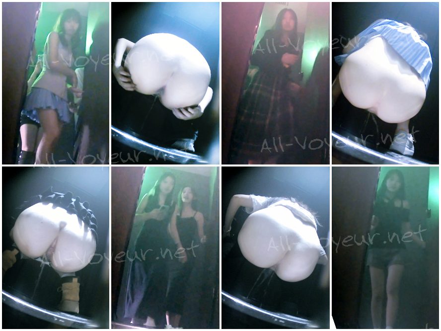 ネット初公開：【酒場トイレ盗撮シリーズ】黒ストッキングとハイヒール美女だらけ（パート6）32V