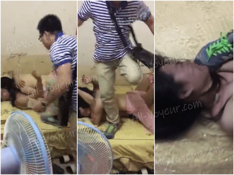 妻と愛人が浮気：二人は半裸で暴力行為をしているところを捕まりました❤️ 妻は愛人を守ろうと最善を尽くしていましたが、それは激怒させられました！