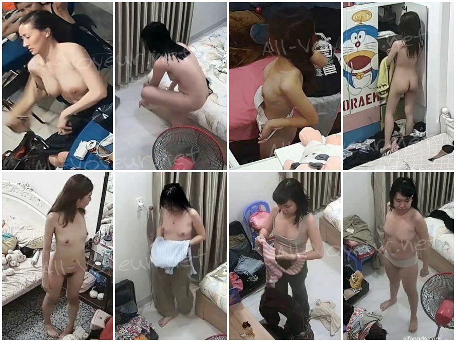 家族や寮からライブ配信された衣装替え動画の厳選コレクション。