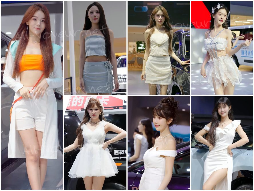 さまざまなトップクラスの高価値インターネットセレブモデルの長い脚の比較（120V）