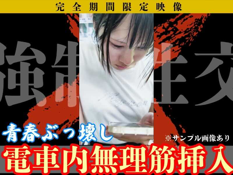 【窃触窃挿フル50分超/私服K】一生忘れない。夏休みに乗った電車での出来事