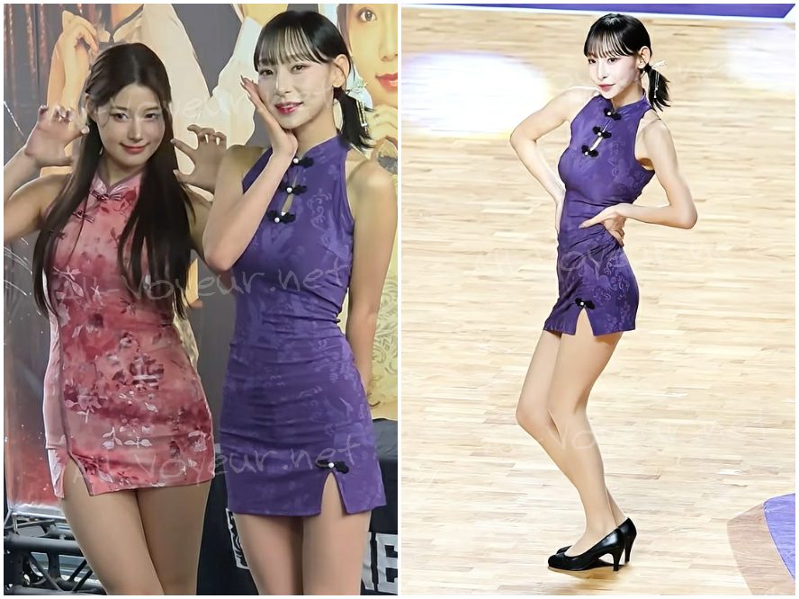 チアリーディングミューズガールズ[チョン・ヒジョン] チャイナドレス衣装に注目映像集