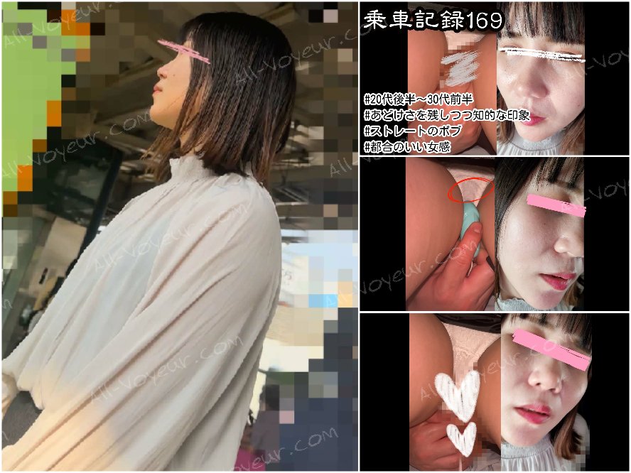 [乗車記録169]無言の了承。本能が滲む初対面の女