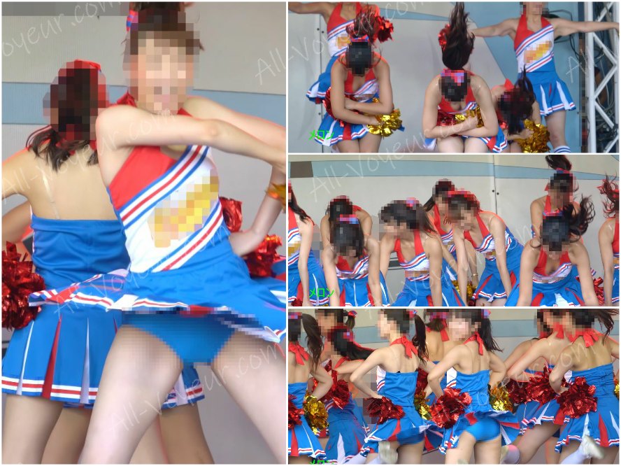 祭りだチア vol.69 【4K】 難攻不落のJDチアダンス続編 最高のチアスマイルとふくらみ！？