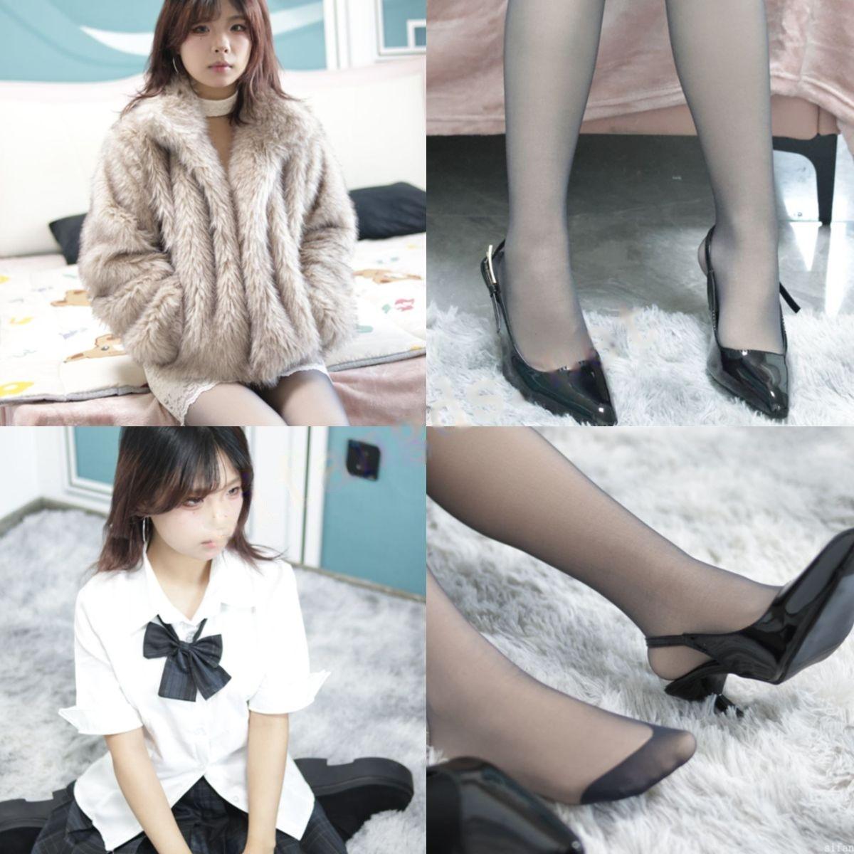 流出した新しい写真：ストッキングと制服を着たモデルたち❤️写真家は、7人のモデルが着替える様子を撮影するために、バスルームに密かにカメラを設置した。