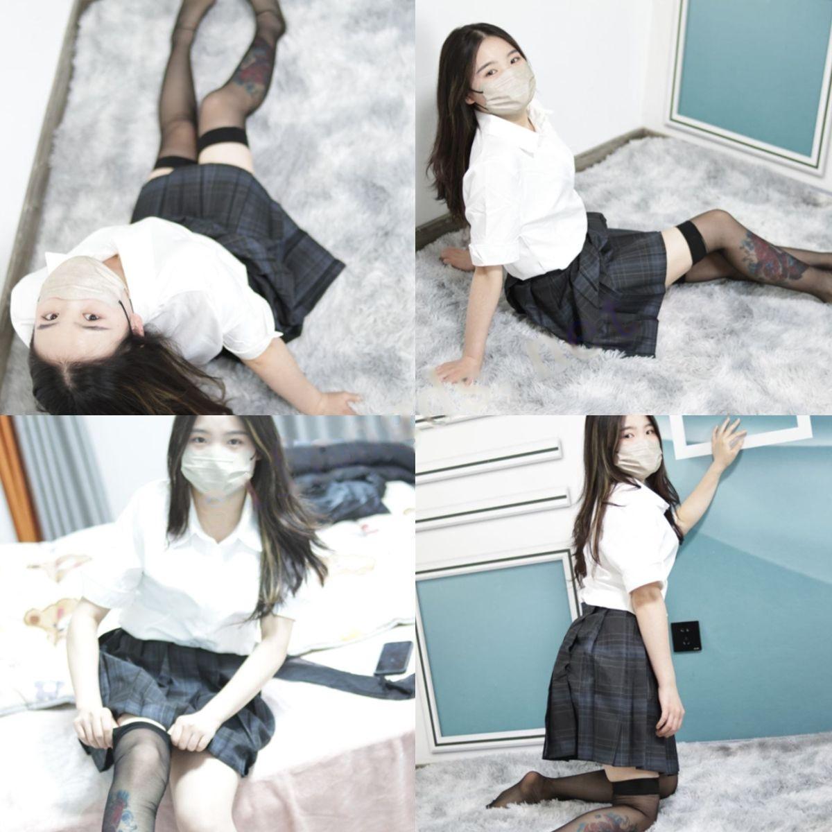 流出した新しい写真：ストッキングと制服を着たモデルたち❤️写真家は、7人のモデルが着替える様子を撮影するために、バスルームに密かにカメラを設置した。