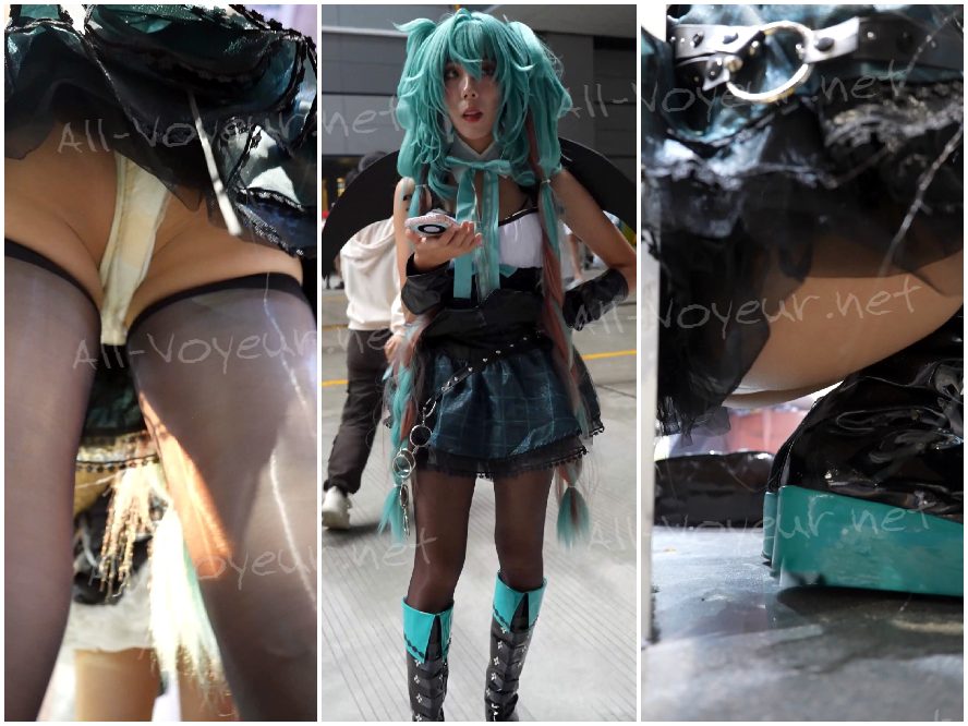 (BC-SSS-123)⭐最高品質の初音ミク…CDのために何度も列に並び…しゃがんで鏡に下着を触る