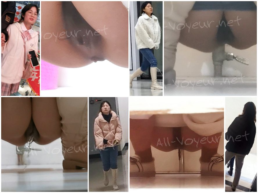 国内のショッピングモールの各階にある女性用トイレで撮影した写真です❤️ 多くの若い女性がこれらの施設を利用しています